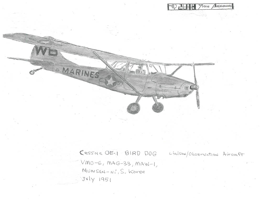 4th Light Aviation Section, 2nd Inf Division, IX Corps, 8th Army, FECOM, Taegu, S. Korea May 1951