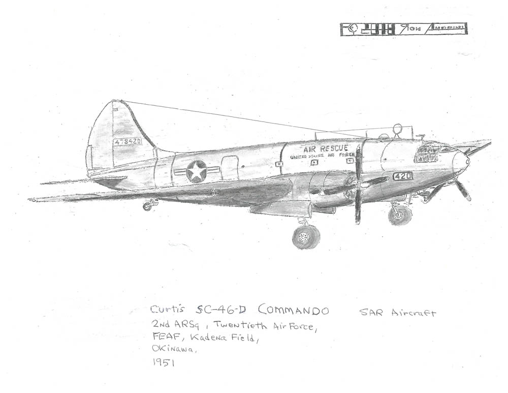 2nd ARSG, Twentieth Air Force, FEAF, Kadena Field, Kinawa, 1951