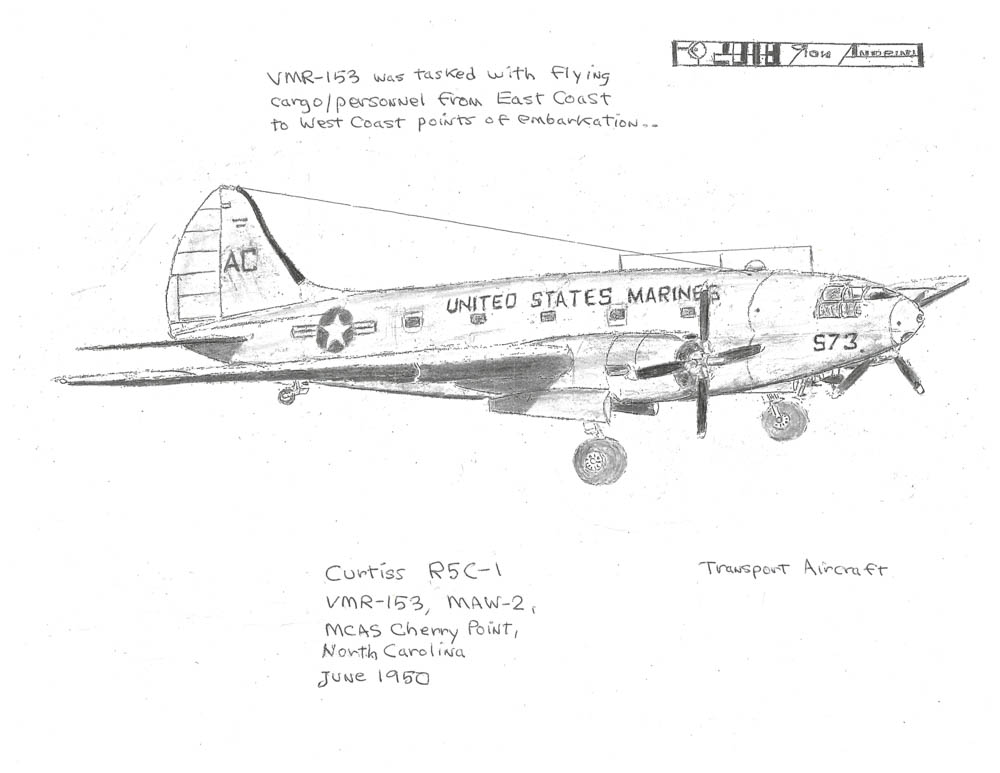 VMR-153, MAW-2, MCAS Cherry Point, North Carolina JUNE 1950