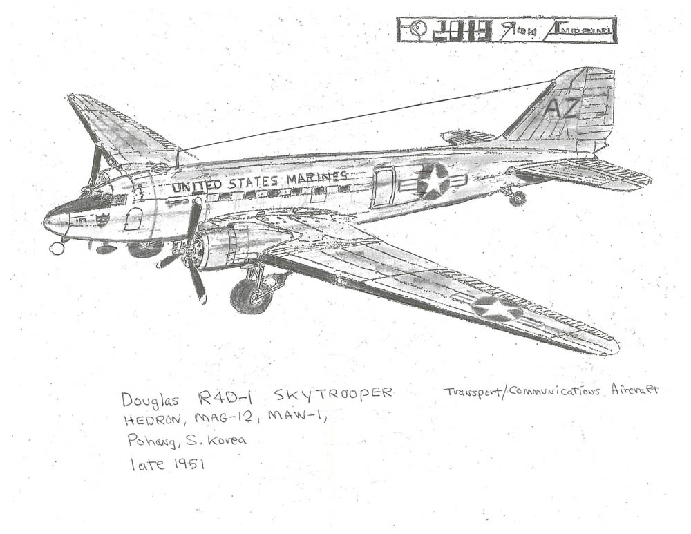 HEDRON, MAG-12, MAW-1, Pohang, S. Korea late 1951