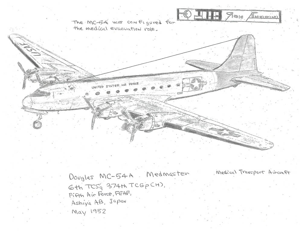 6th TCS 374th TCGP(H), Fifth Air Force, FEAF, Ashiya AB, Japan May 1952