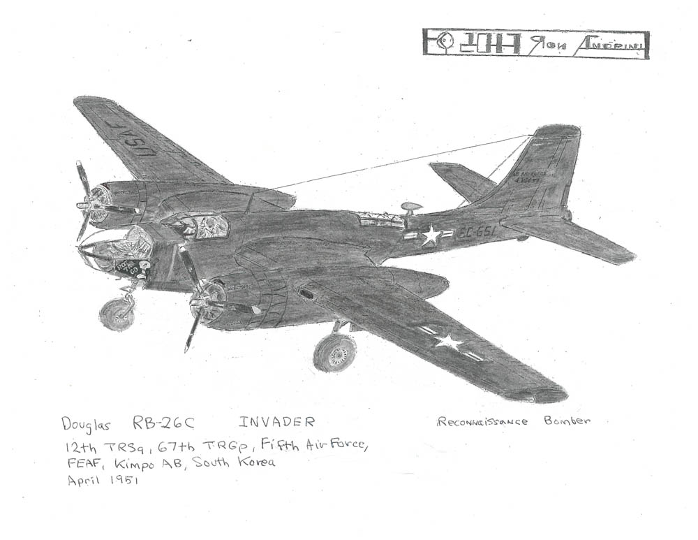 12th TRS9, 67th TRGP, Fifth Air Force, FEAF, Kimpo AB, South Korea April 1951