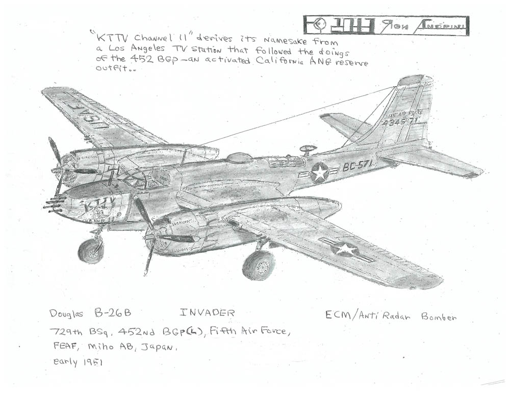 729th BSq, 452Nd BGP (L), Fifth Air Force, FEAF, Miho AB, Japan. early 1951
