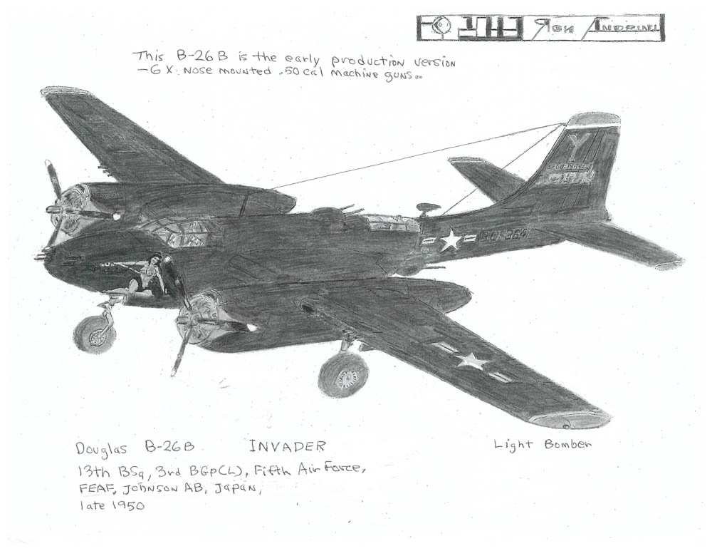 13th BSq, 3rd BGP(L), Fifth Air Force, FEAF, JOHNSON AB, Japan, late 1950