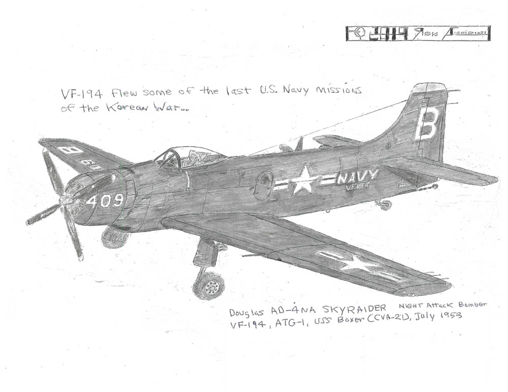 VF-194, ATG-1, USS Boxer CCVA-2D, July 1953