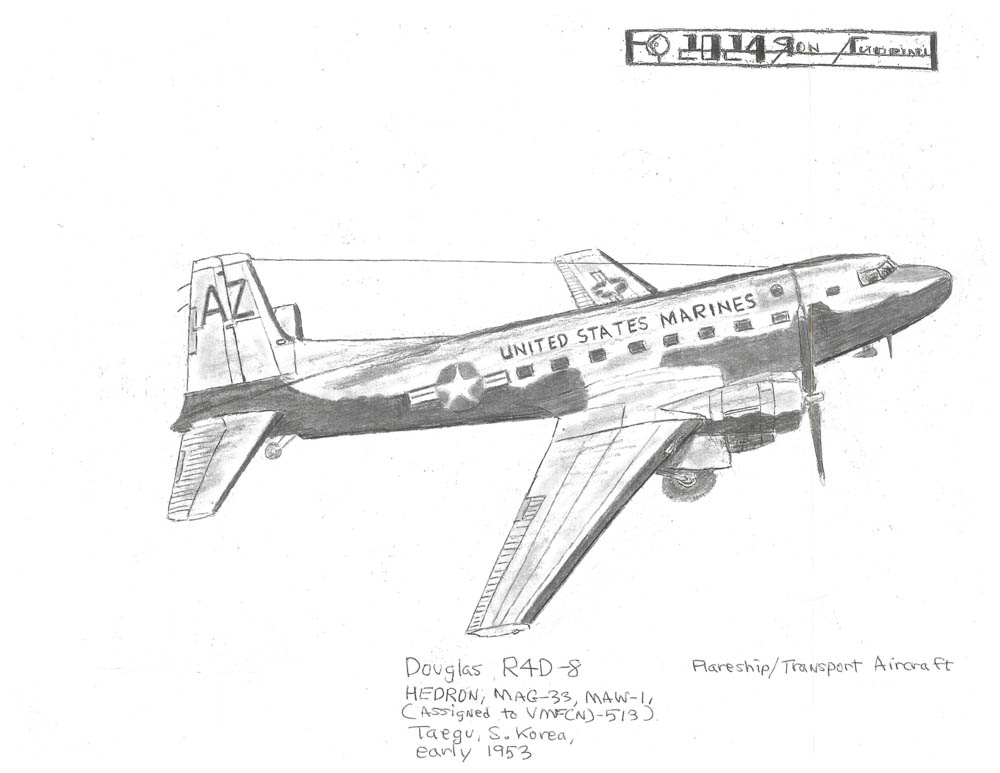 HEDRON, MAG-33, MAW-1, (Assigned to VAVFCN)-513) Taegu, S. Korea, early 1953