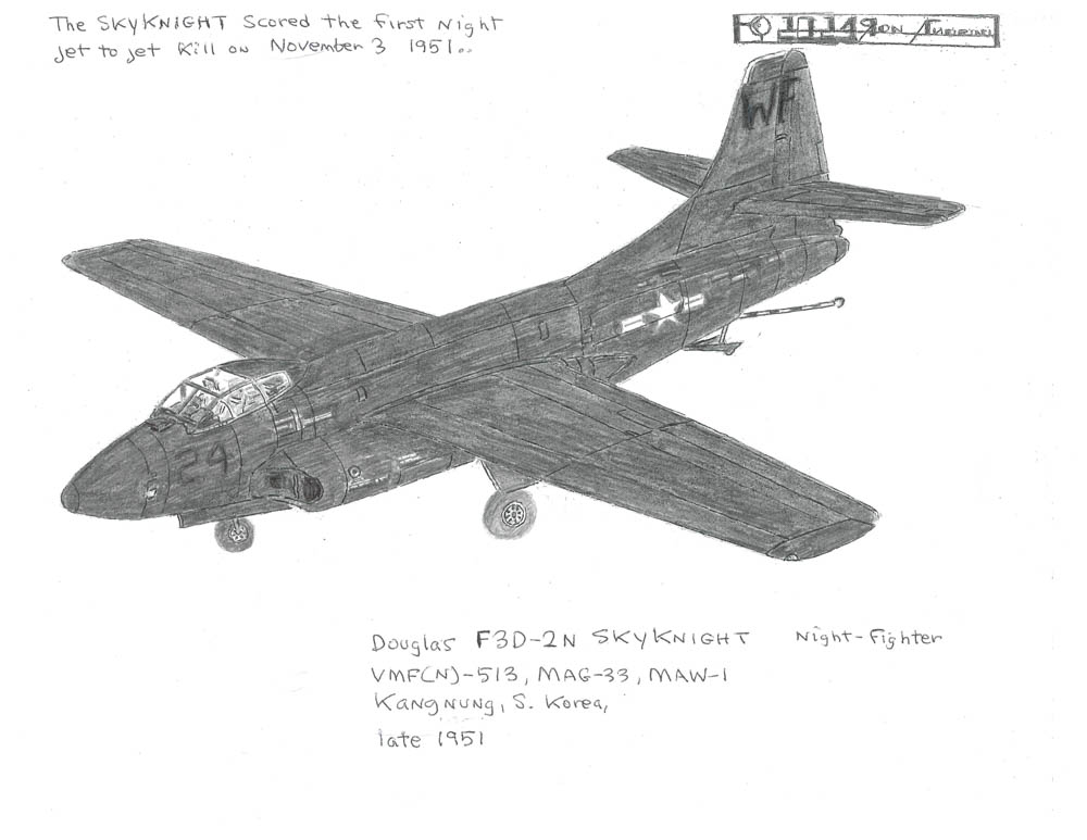 VMF(N)-513, MAG-33, MAW-1 Kang Nung, S. Korea, late 1951-