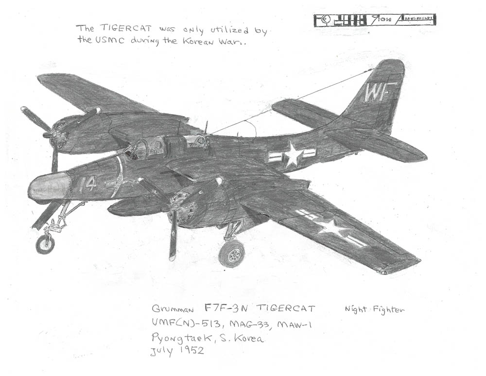 UMF(N)-513, MAG-33, MAW-1 Pyong taek, S. Korea July 1952