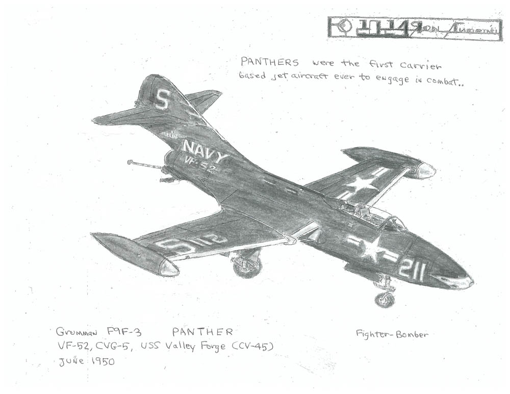 VF-52, CVG-5, USS Valley Forge (CV-45) June 1950