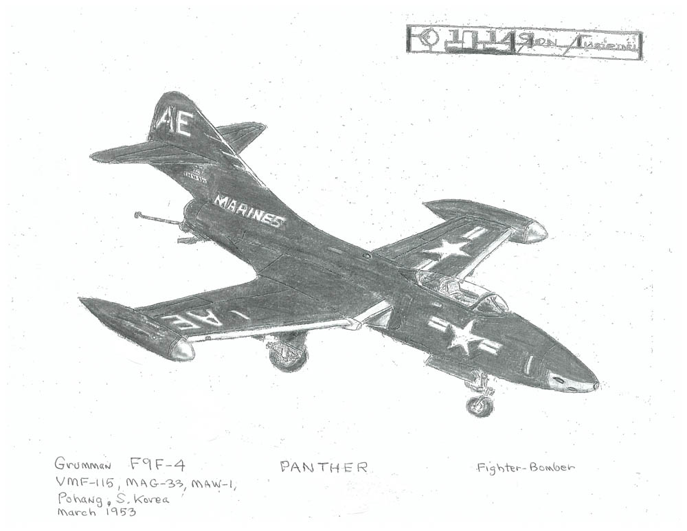 VMF-115, MAG-33, MAW-1, Pohang, S. Korea March 1953