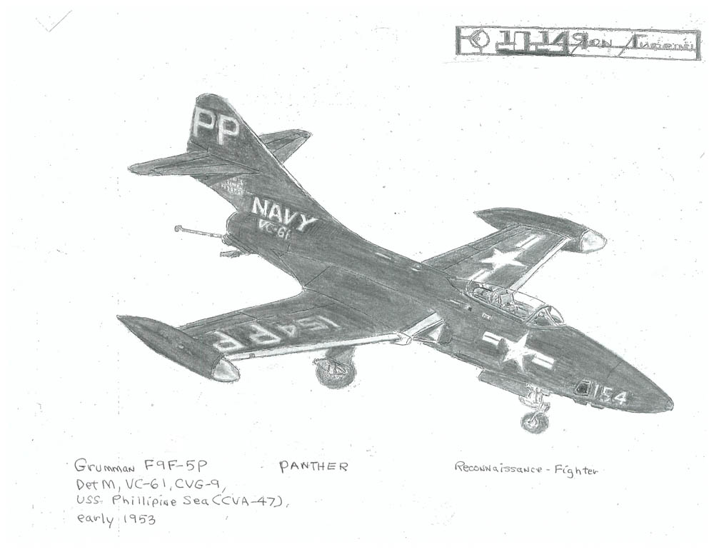 Det M, VC-61, CVG-9, USS Phillipine Sea (CUA-47), early 1953