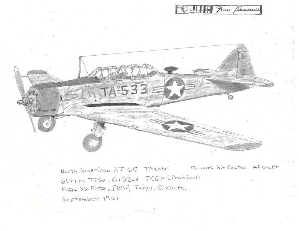 6147th TCSq, 6132nd TCGP (provisional) Fifth Air Force, FEAF, Taegu, S.Korea, September 1951