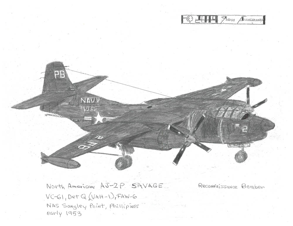 VC-61, Det Q (VAH-1), FAW-6 NAS Sangley Point, Phillipines early 1953