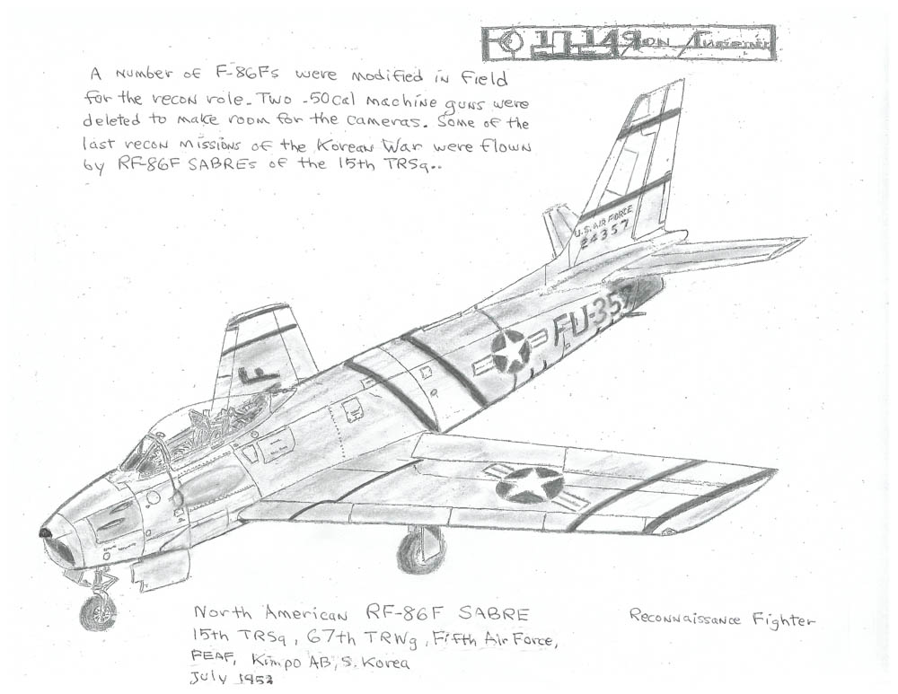 15th TRSq, 67th TRWg, Fifth Air Force, FEAF, Kimpo AB, S. Korea July 1952