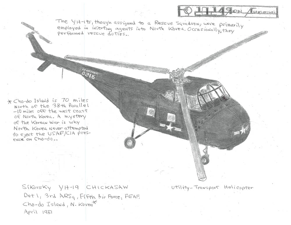 Det 1, 3rd Ariq, Fifth Air Force, FEAF Cho-do Island, N. Korea * April 1951