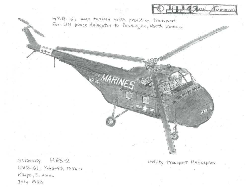HMR-161, MAG-33, MAW-I Kimpo, S. Korea July 1953