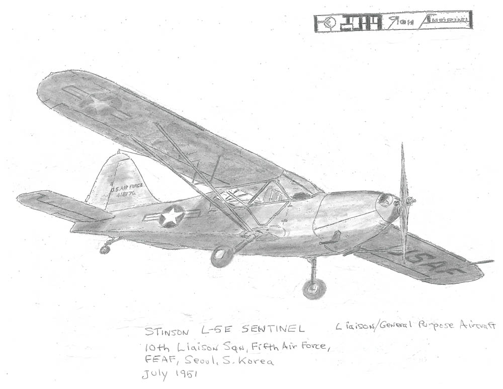 10th Liaison Sqn, Fifth Air Force, FEAF, Seoul, S. Korea July 1951
