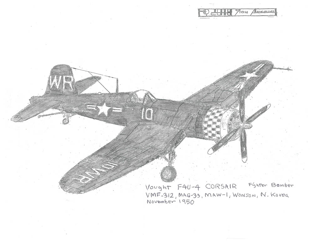 VMF-312, MAG-33, MAW-1, Wonson, N. Korea, November 1950