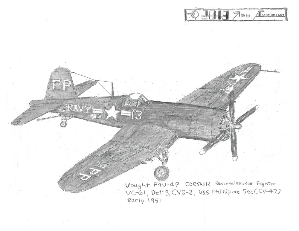 VC-61, Det 3, CVG-2, Uss Phillipine Sea CCV-47) early 195
