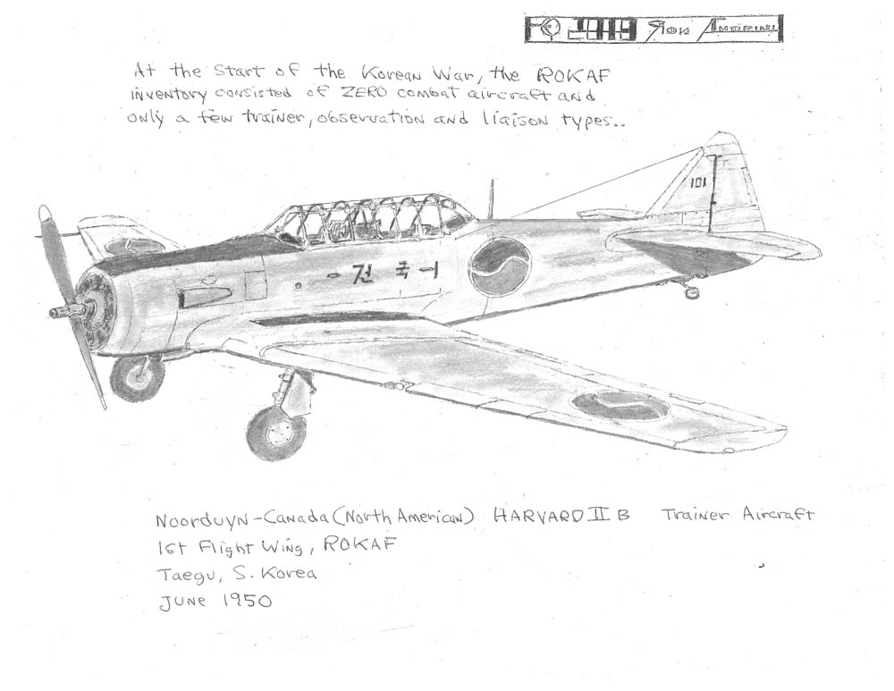 1st Flight Wing, ROKAF Taegu, S. Korea June 1950