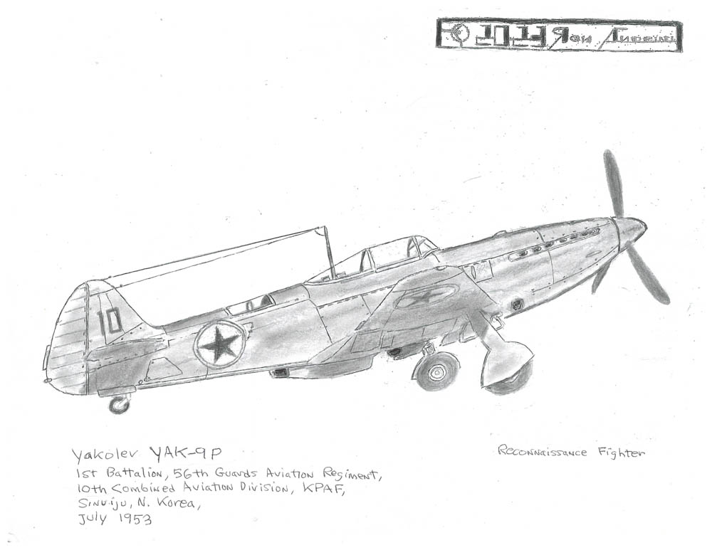 1st Battalion, 56th Guards Aviation Regiment, 10th Combined Aviation DiVISION, KPAF, Sinuiju, N. Korea, July 1953