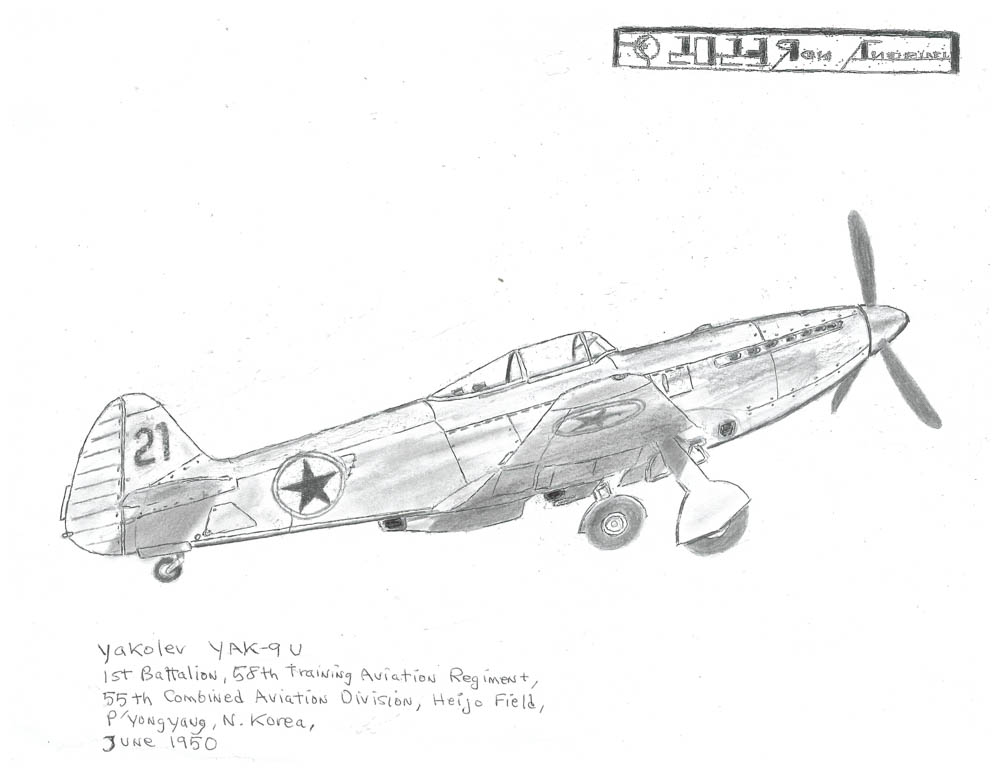 1st Battalion, 58th Training Aviation Regiment, 55th Combined Aviation Division, Heijo Field, Pyongyang, N. Korea, June 1950